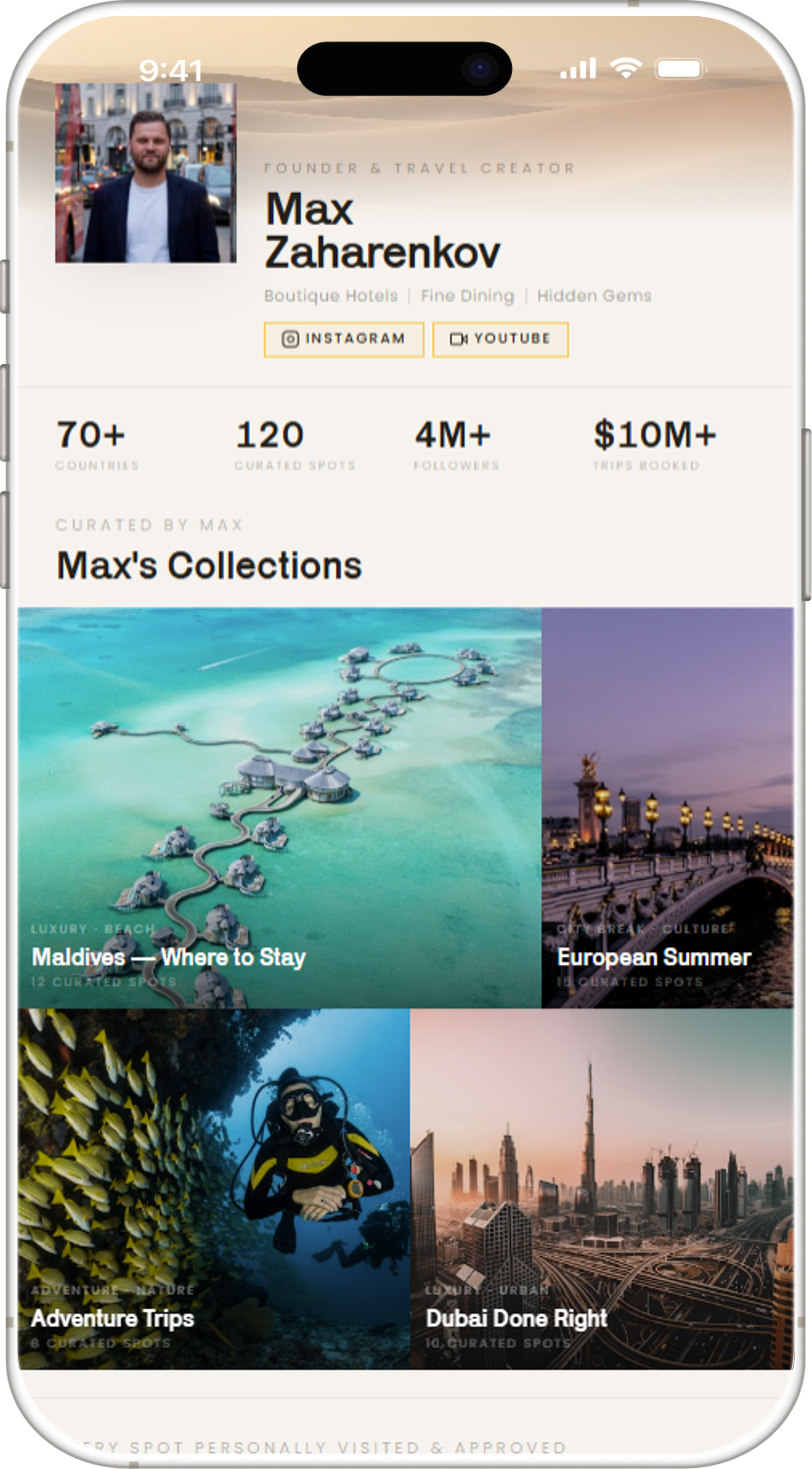 Creator Profile on PlanPin